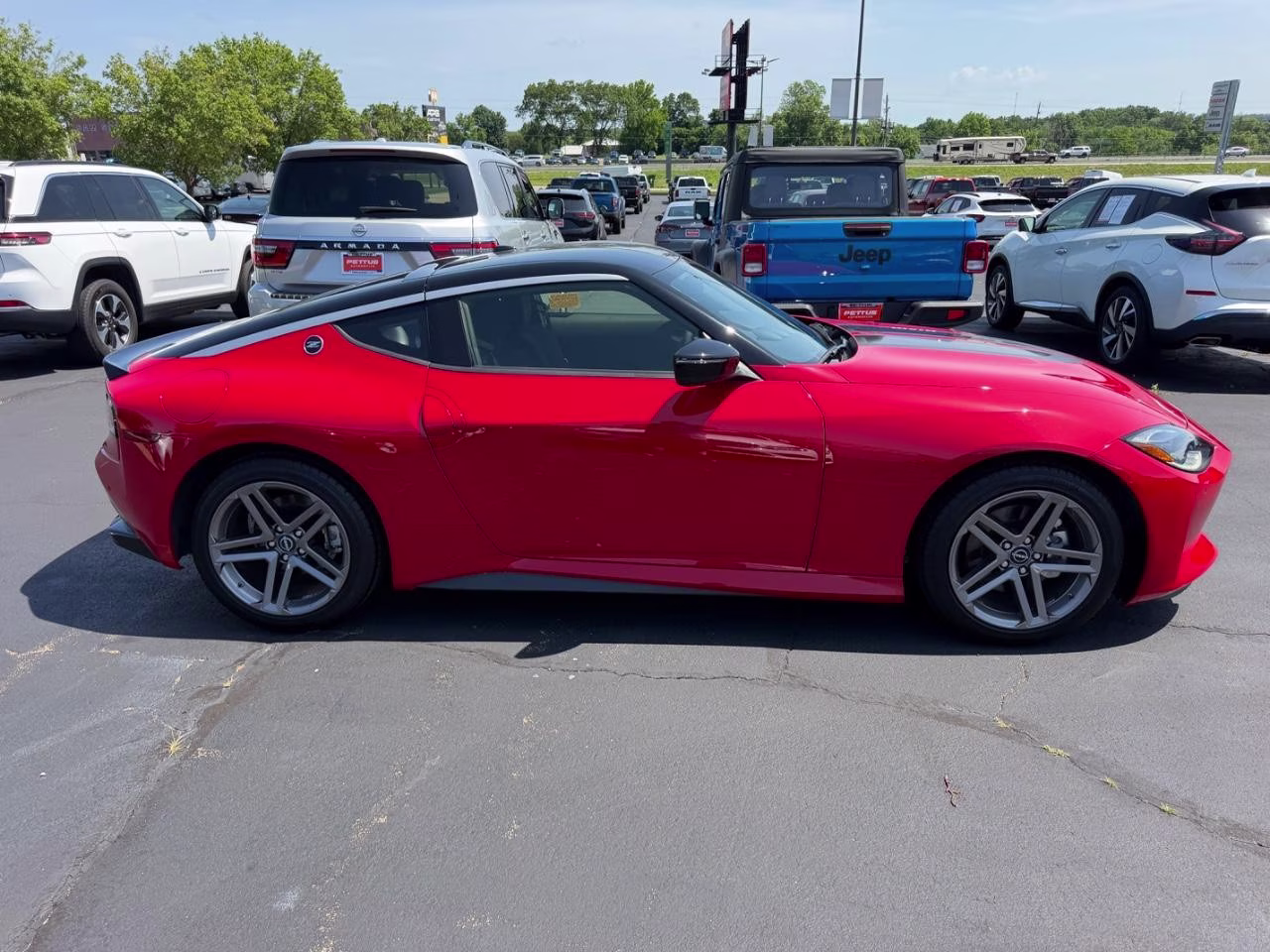 2025 Solid Red/Super Black Nissan Z Sport RWD Coupe