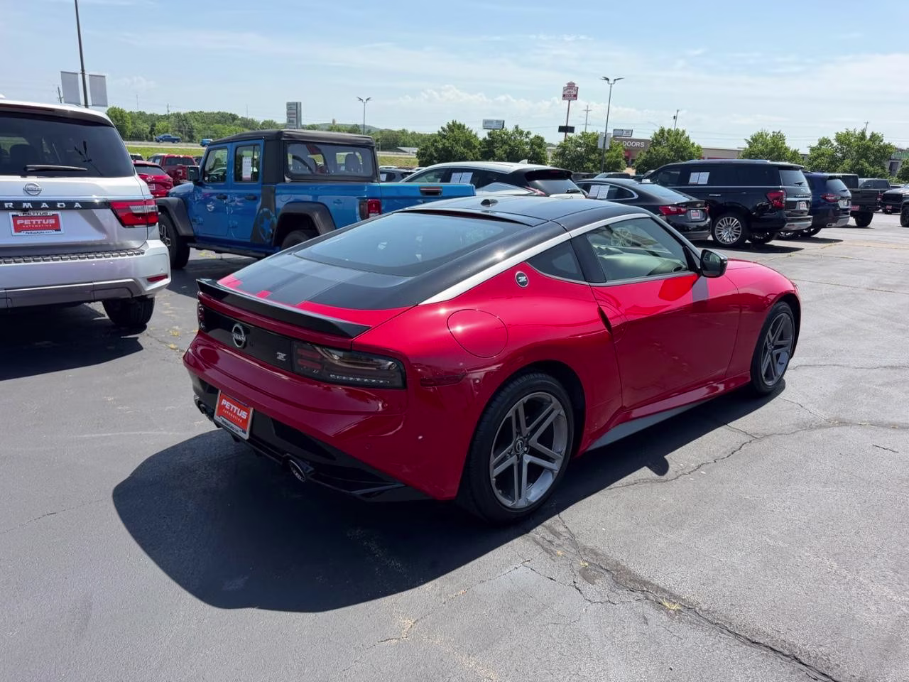 2025 Solid Red/Super Black Nissan Z Sport RWD Coupe