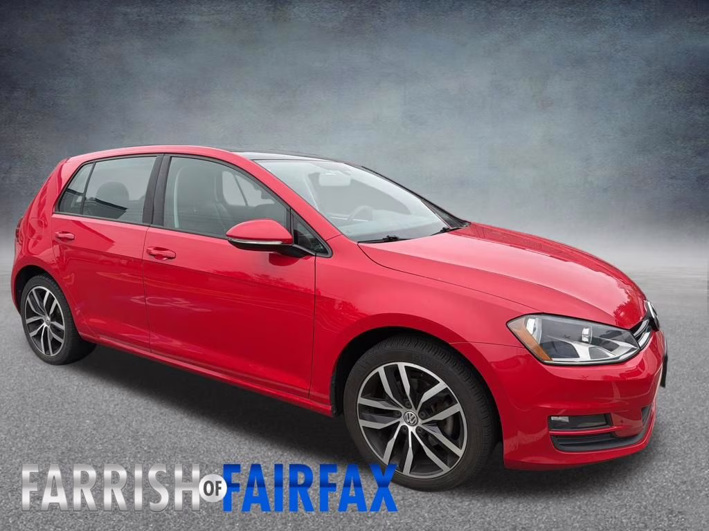 2016 Tornado Red Volkswagen Golf TSI S 4-Door FWD Hatchback