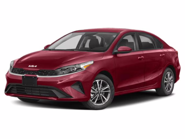 2023 Currant Red Kia Forte LXS FWD Sedan
