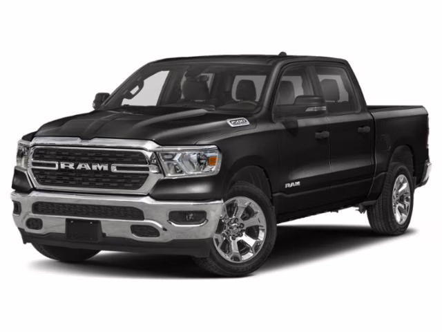 2023 Diamond Black Crystal Pearlcoat Ram 1500 Big Horn 4X4 Truck