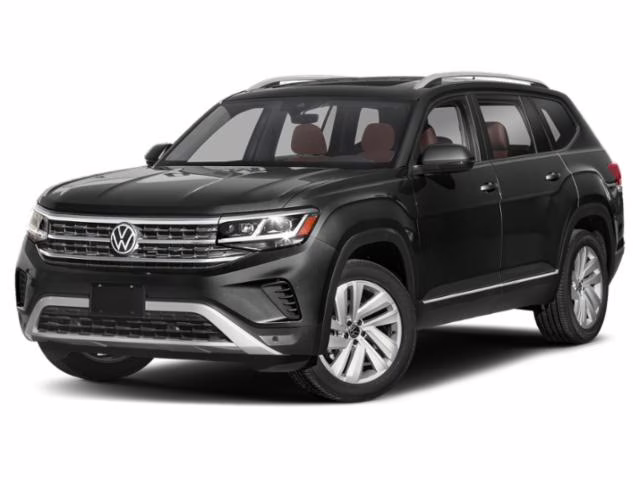2021 Deep Black Pearl Volkswagen Atlas 3.6L V6 SEL Premium AWD 4MOTION