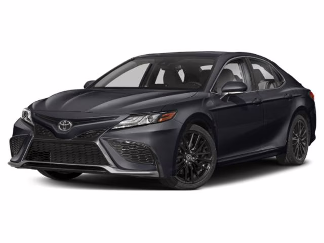 2023 Midnight Black Metallic Toyota Camry XSE AWD Sedan