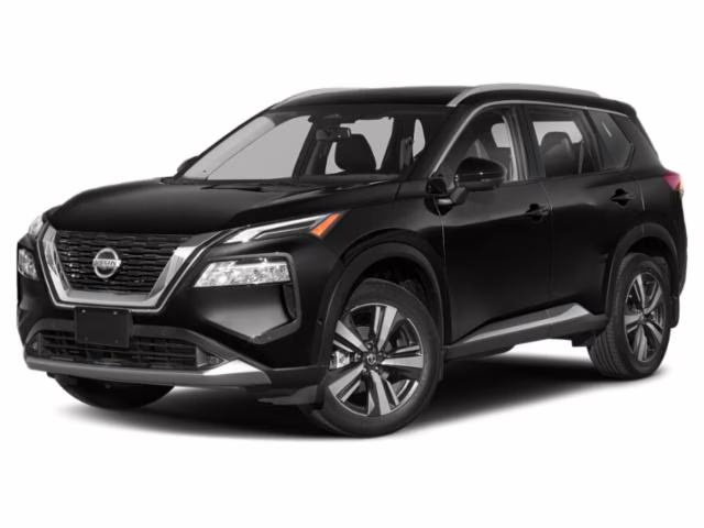 2022 Super Black Nissan Rogue Platinum AWD SUV