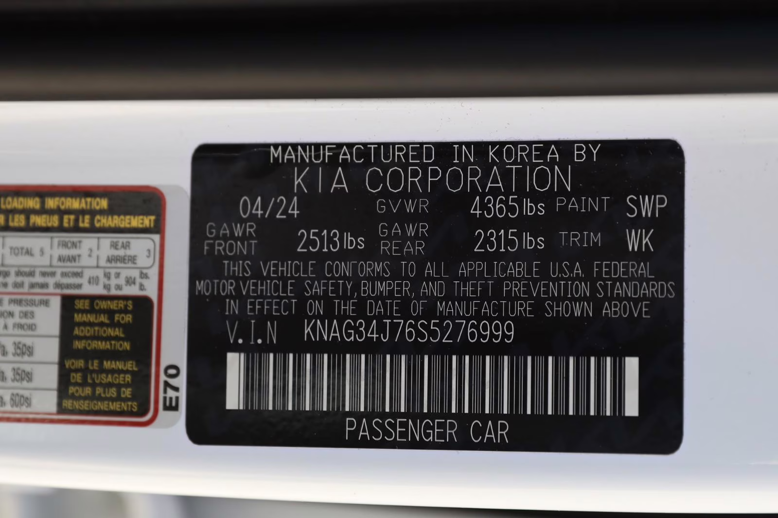 2025 Snow White Pearl Kia K5 EX FWD Sedan