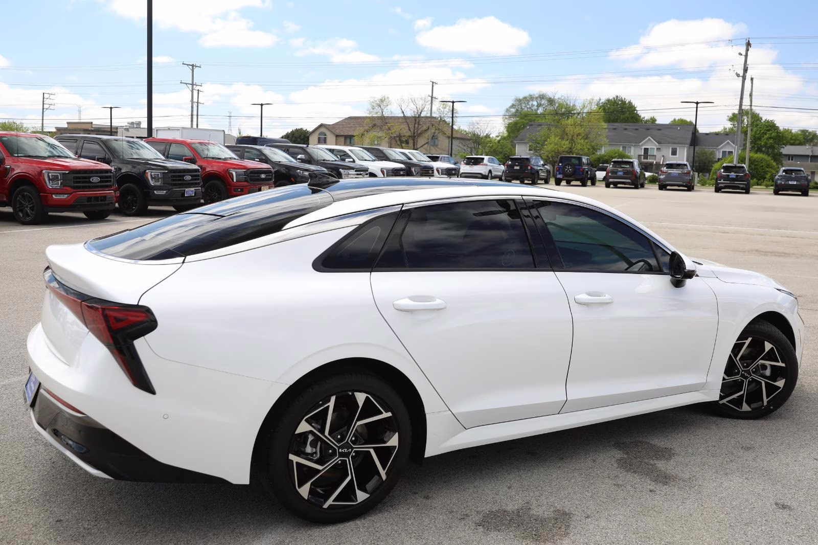 2025 Snow White Pearl Kia K5 EX FWD Sedan