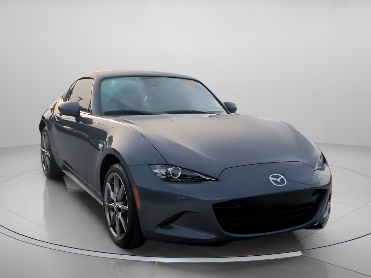 2021 Polymetal Gray Mazda MX-5 Miata RF Grand Touring RWD Convertible