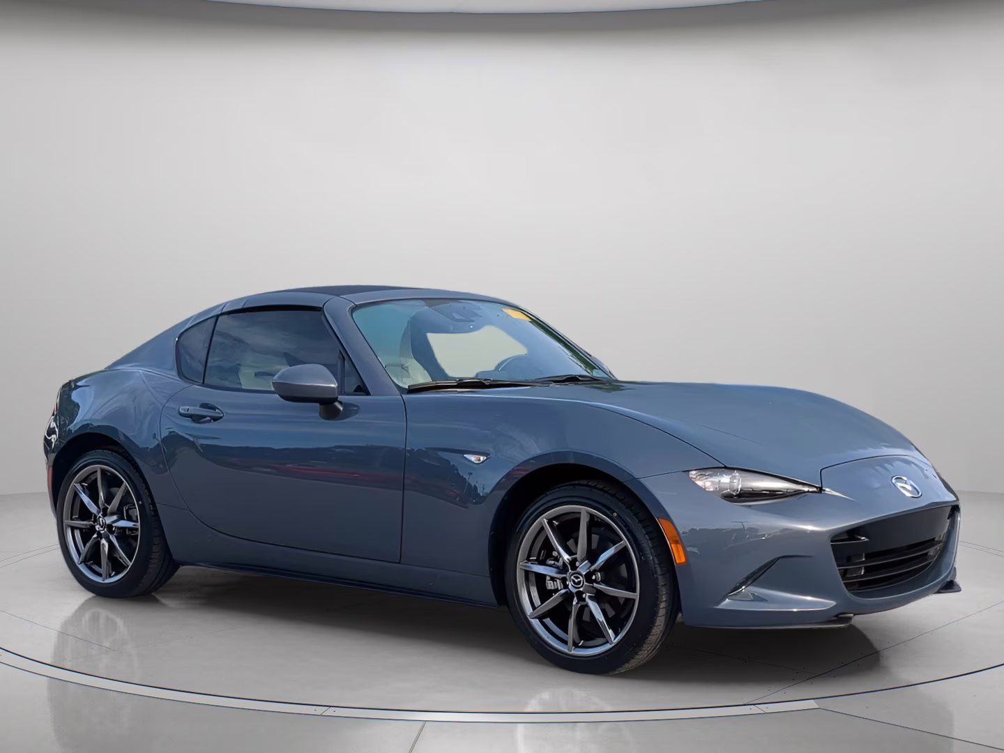 2021 Polymetal Gray Mazda MX-5 Miata RF Grand Touring RWD Convertible