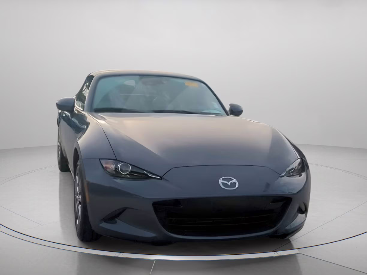 2021 Polymetal Gray Mazda MX-5 Miata RF Grand Touring RWD Convertible