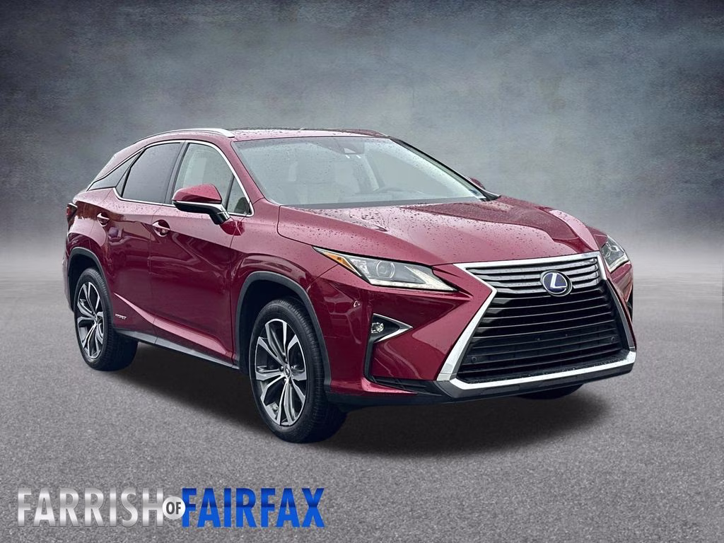 2017 Matador Red Mica Lexus RX 450h AWD SUV