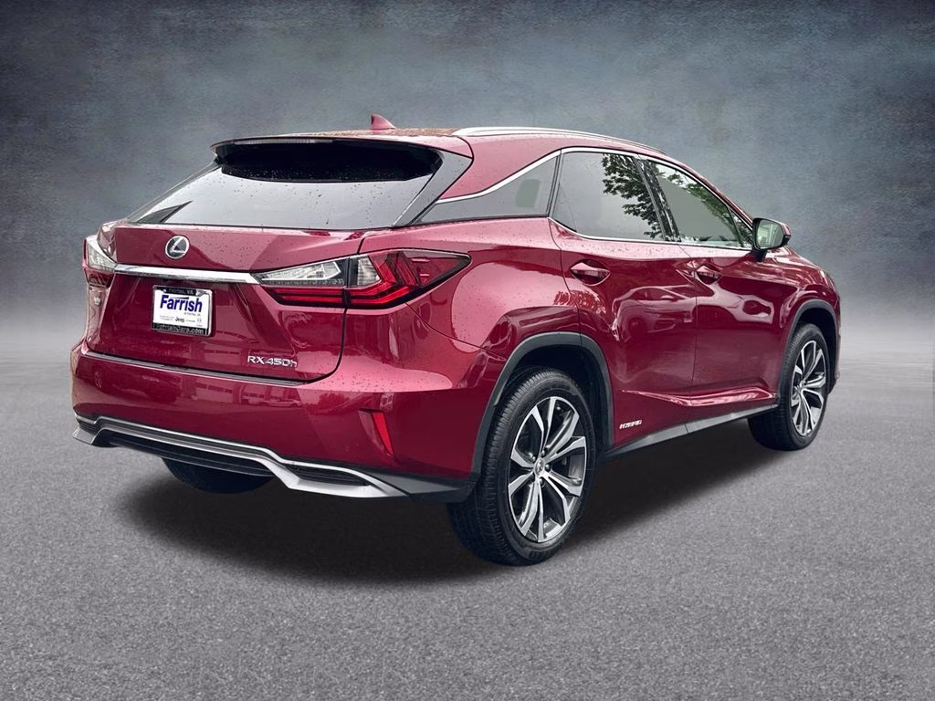 2017 Matador Red Mica Lexus RX 450h AWD SUV