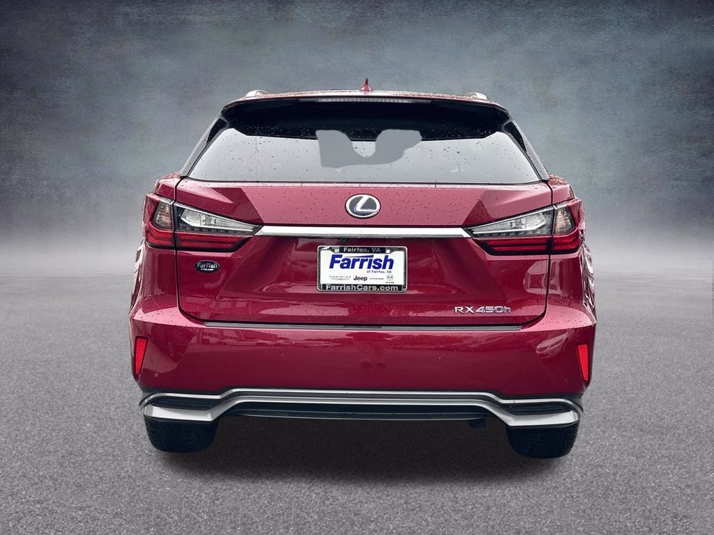 2017 Matador Red Mica Lexus RX 450h AWD SUV