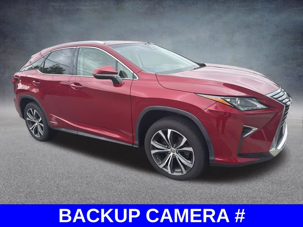 2017 Matador Red Mica Lexus RX 450h AWD SUV