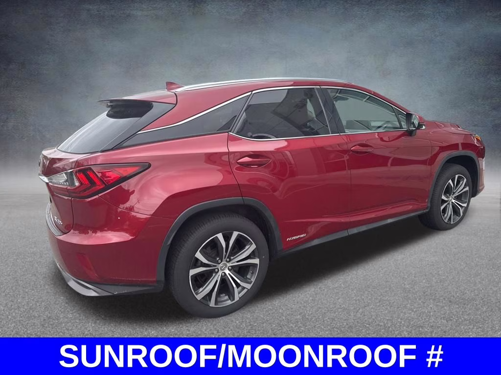 2017 Matador Red Mica Lexus RX 450h AWD SUV