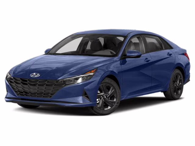 2021 Intense Blue Hyundai Elantra SEL FWD Sedan