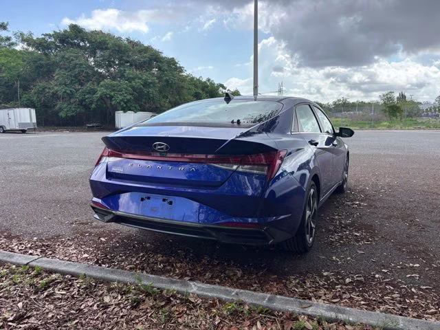 2021 Intense Blue Hyundai Elantra SEL FWD Sedan