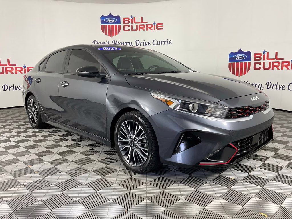 2023 Gray Kia Forte GT-Line FWD Sedan