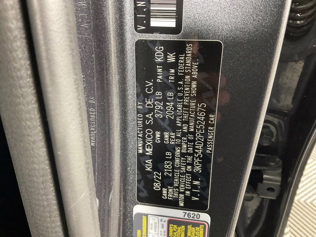 2023 Gray Kia Forte GT-Line FWD Sedan