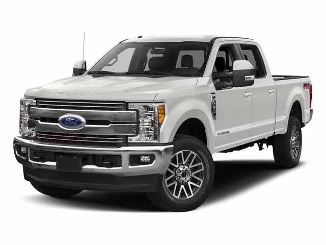 2017 White Platinum Ford Super Duty F-250 SRW Lariat 4X4 Truck
