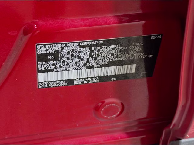 2014 Barcelona Red Metallic Toyota RAV4 LE FWD SUV