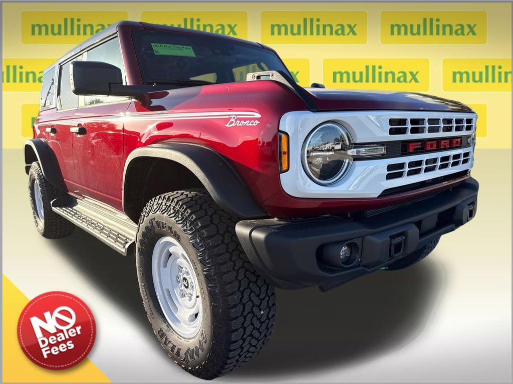 2026 Ruby Red Metallic Tinted Clearcoat Ford Bronco Heritage Edition 4X4 SUV