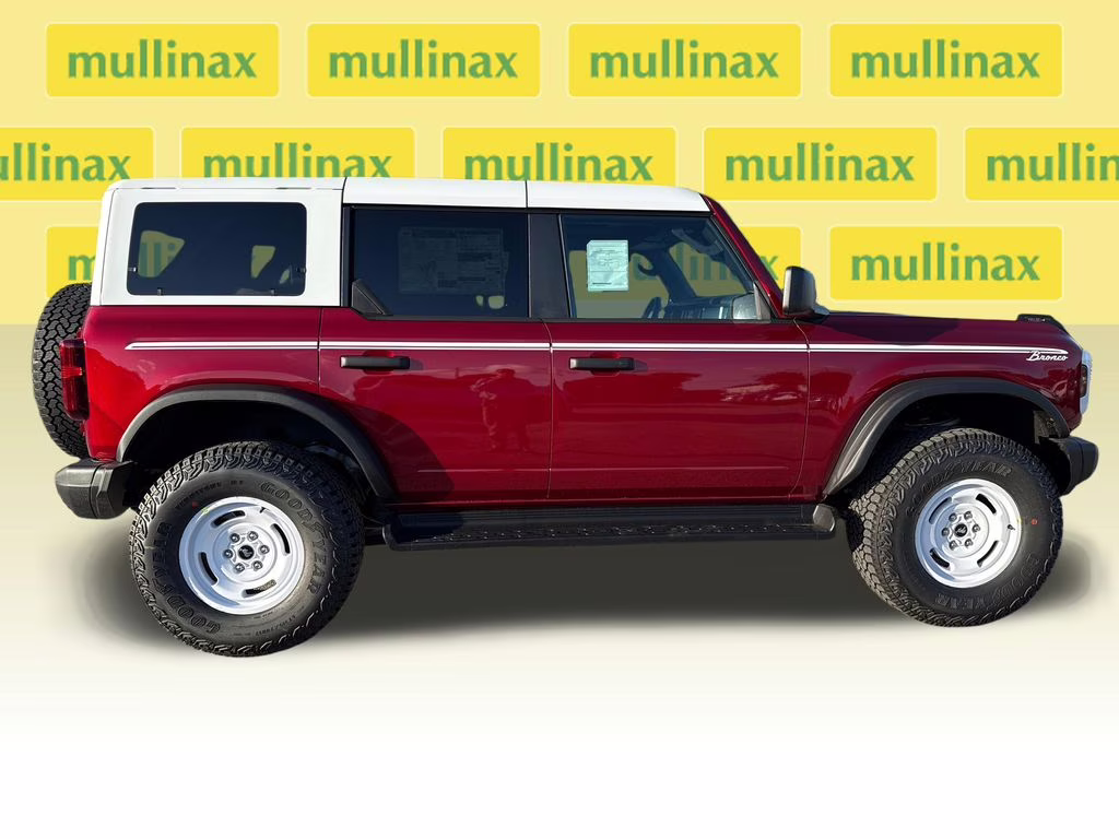 2026 Ruby Red Metallic Tinted Clearcoat Ford Bronco Heritage Edition 4X4 SUV