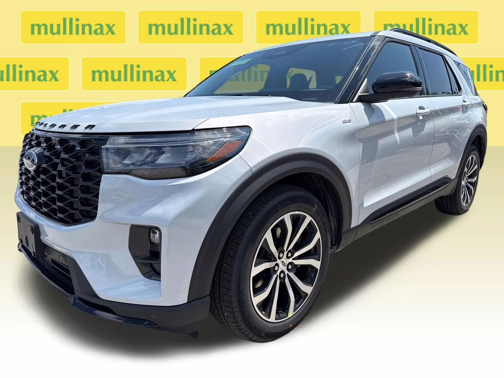 2026 Space White Metallic Ford Explorer ST-Line RWD SUV