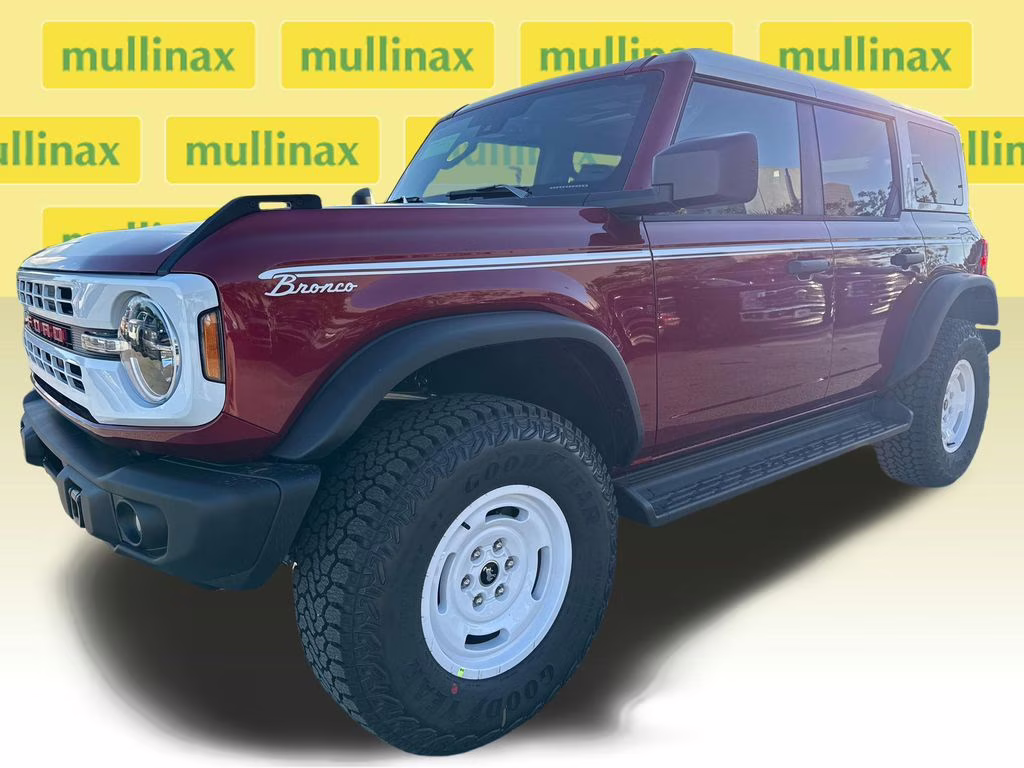 2026 Ruby Red Metallic Tinted Clearcoat Ford Bronco Heritage Edition 4X4 SUV