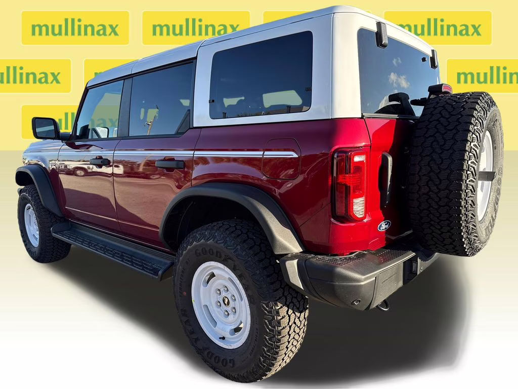 2026 Ruby Red Metallic Tinted Clearcoat Ford Bronco Heritage Edition 4X4 SUV