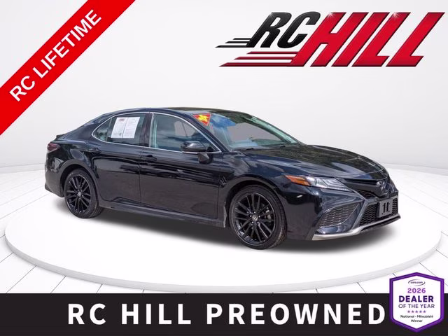 2024 Midnight Black Metallic Toyota Camry XSE FWD Sedan