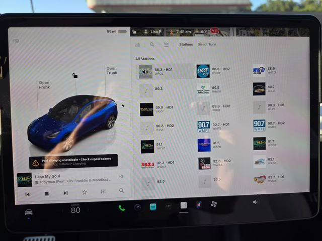 2022 Deep Blue Metallic Tesla Model Y Long Range AWD SUV
