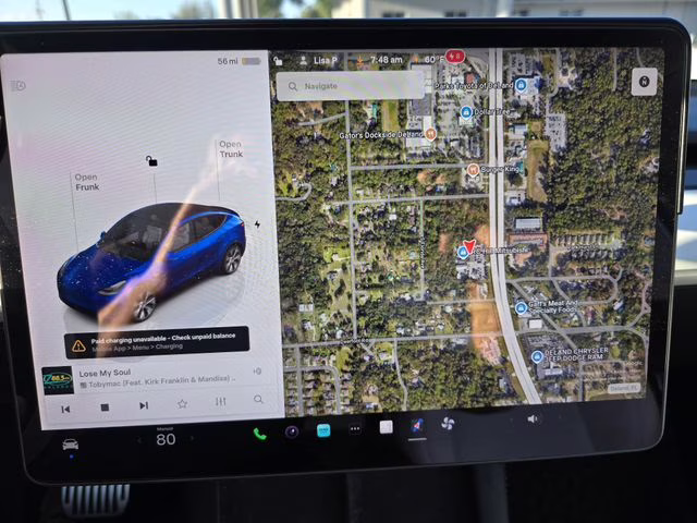 2022 Deep Blue Metallic Tesla Model Y Long Range AWD SUV