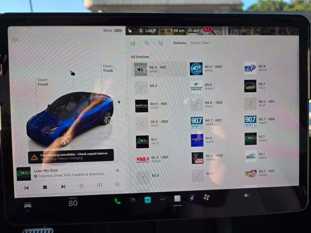 2022 Deep Blue Metallic Tesla Model Y Long Range AWD SUV