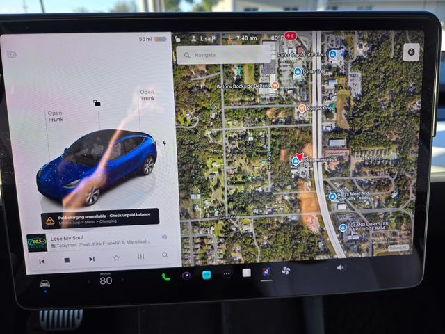 2022 Deep Blue Metallic Tesla Model Y Long Range AWD SUV