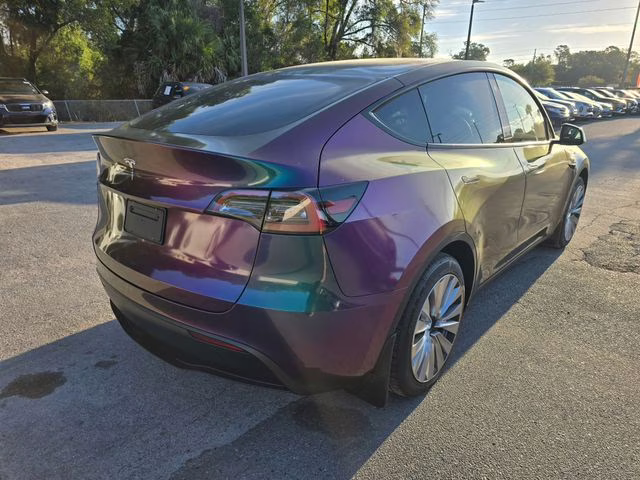 2022 Deep Blue Metallic Tesla Model Y Long Range AWD SUV