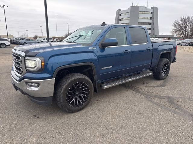 2017 Stone Blue Metallic GMC Sierra 1500 SLE 4X4 Truck