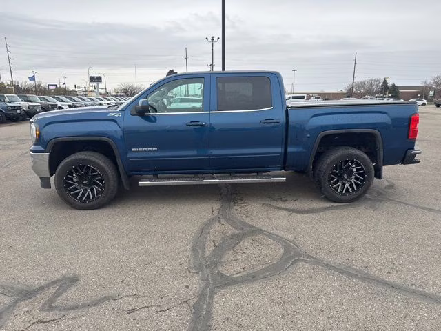 2017 Stone Blue Metallic GMC Sierra 1500 SLE 4X4 Truck
