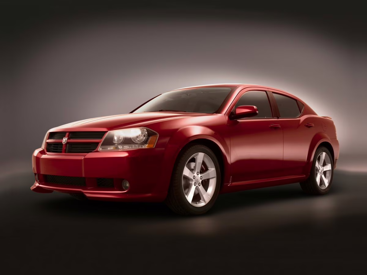 2008 Orange Dodge Avenger SE FWD Sedan