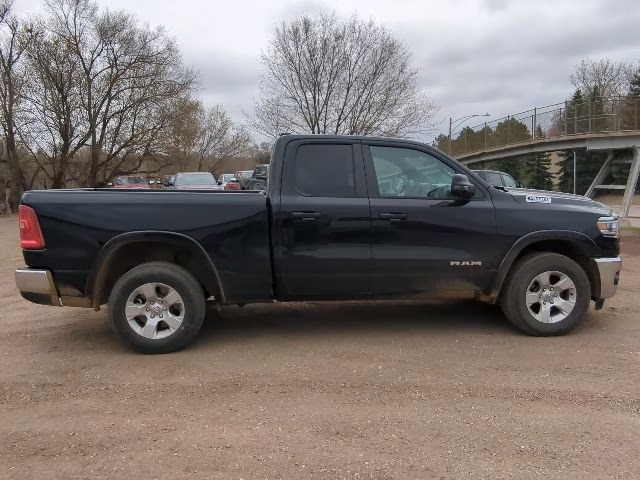 2025 Diamond Black Crystal Pearlcoat Ram 1500 Big Horn 4X4 Truck