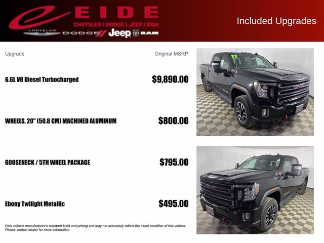 2022 Ebony Twilight Metallic GMC Sierra 2500HD AT4 4X4 Truck