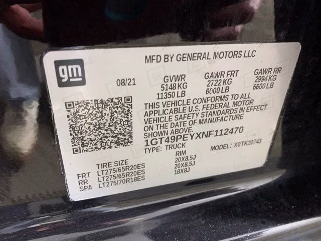 2022 Ebony Twilight Metallic GMC Sierra 2500HD AT4 4X4 Truck