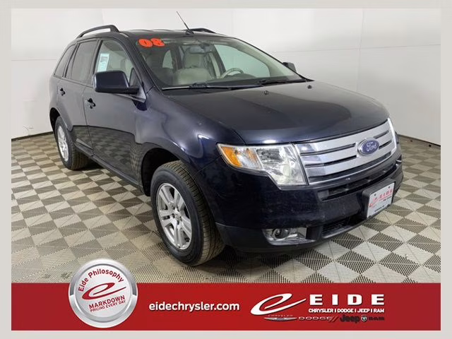 2008 Black Clearcoat Ford Edge SEL AWD SUV