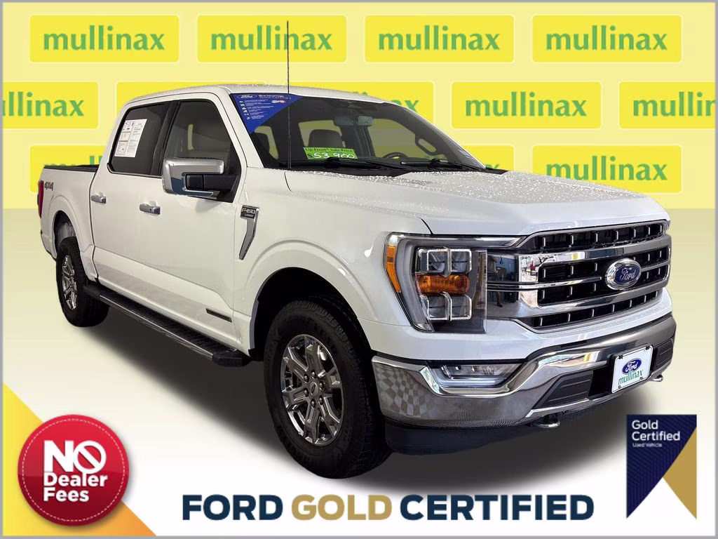 2023 White Metallic Ford F-150 Lariat 4X4 Truck
