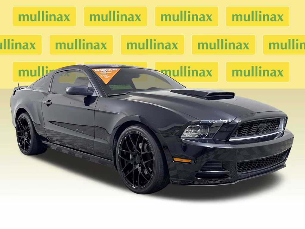 2014 Black Ford Mustang V6 RWD Coupe