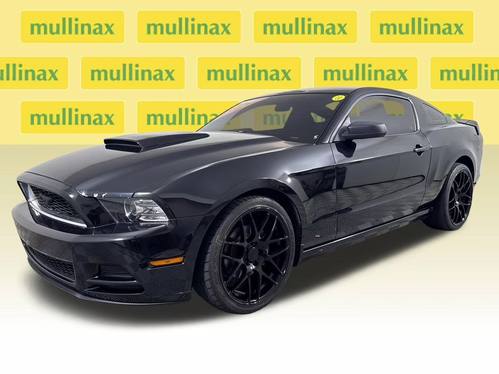 2014 Black Ford Mustang V6 RWD Coupe