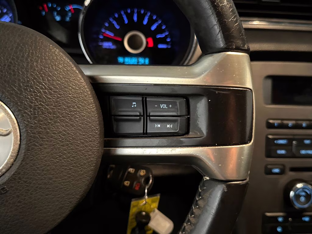 2014 Black Ford Mustang V6 RWD Coupe