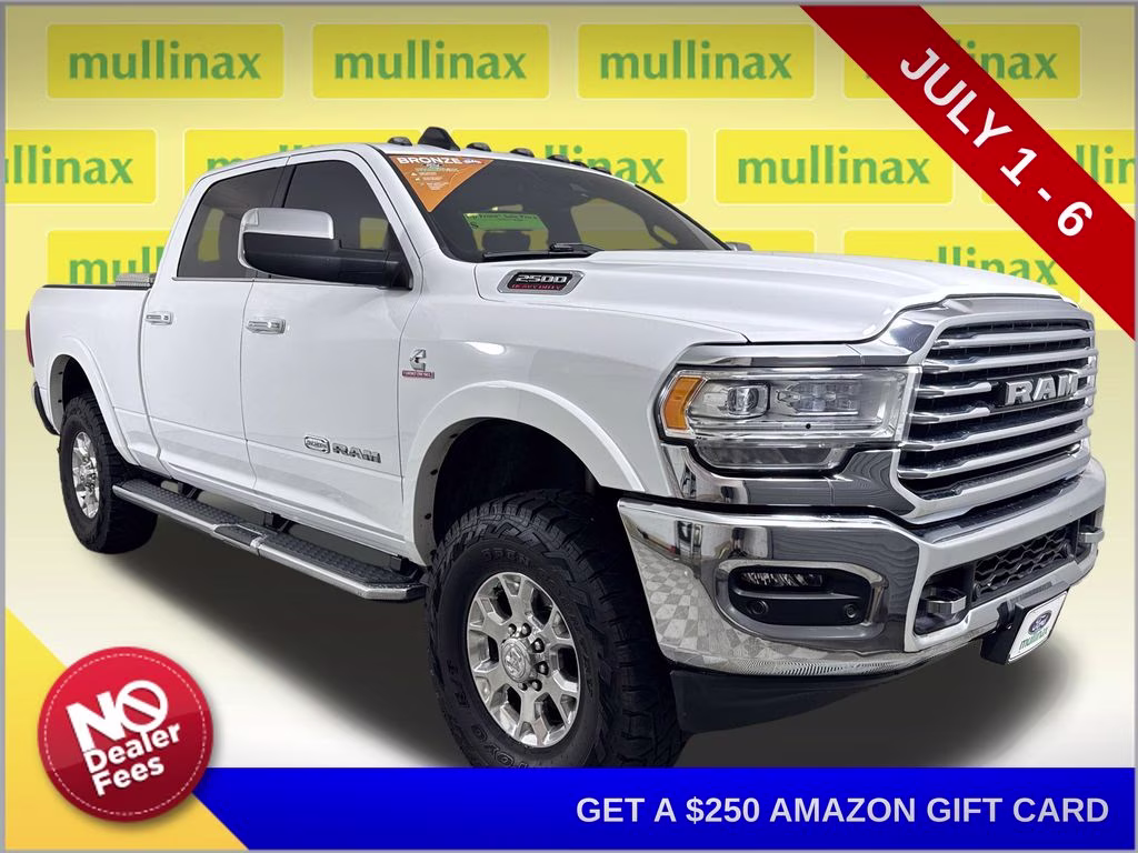 2021 Bright White Clearcoat Ram 2500 Longhorn 4X4 Truck