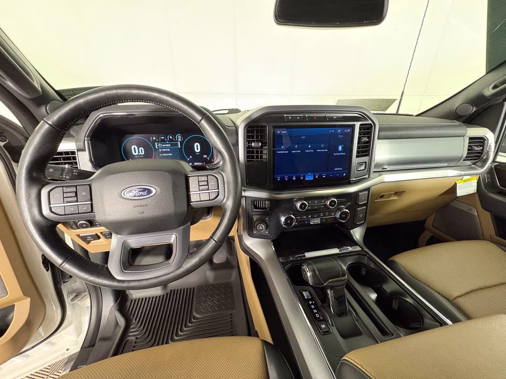 2023 White Metallic Ford F-150 Lariat 4X4 Truck