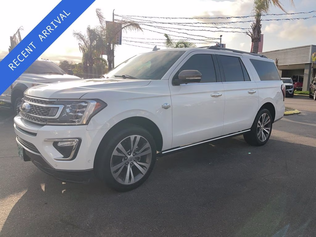 2020 White Metallic Ford Expedition Max King Ranch MAX RWD SUV