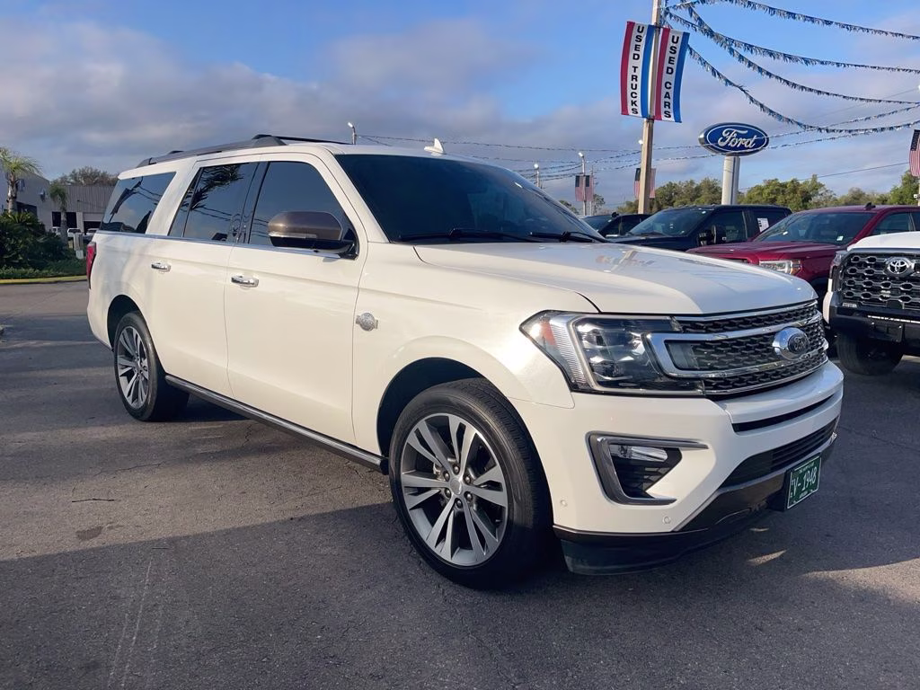 2020 White Metallic Ford Expedition Max King Ranch MAX RWD SUV